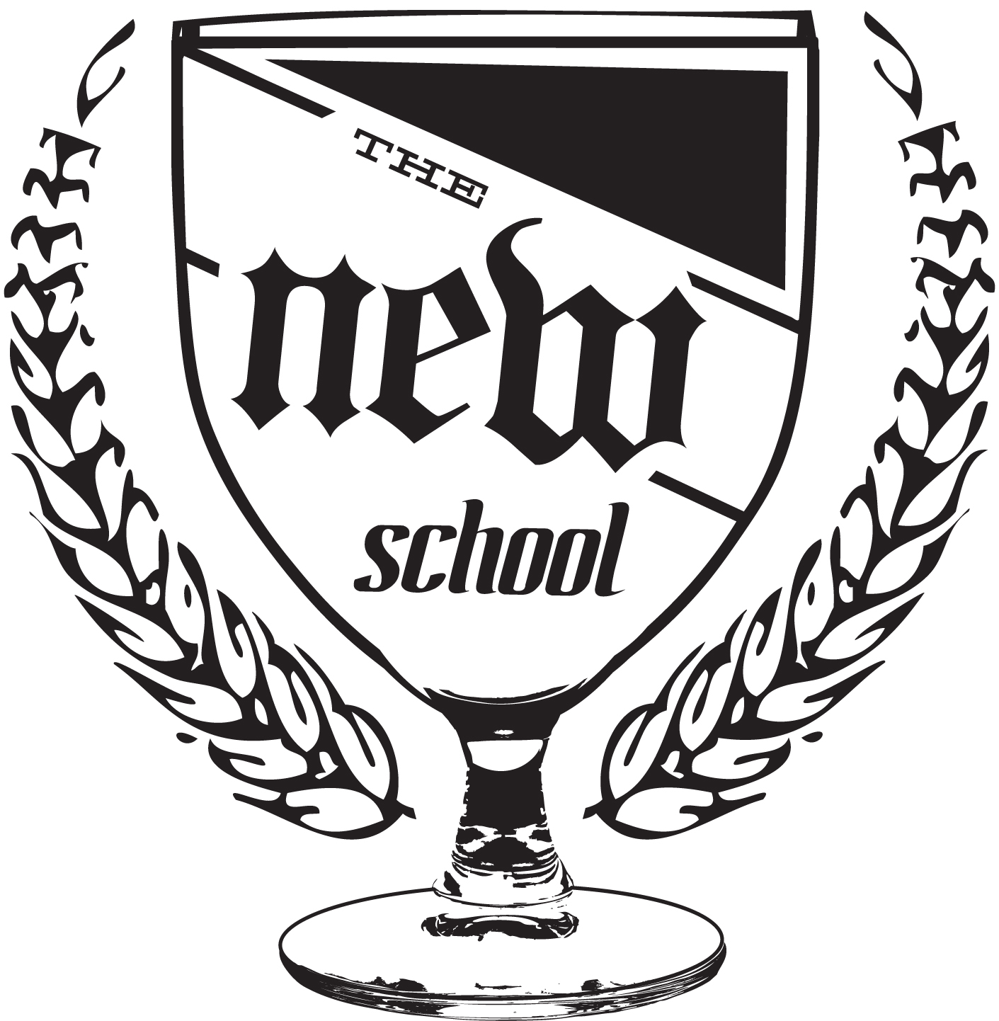 the-new-school-symbol-logo-crest